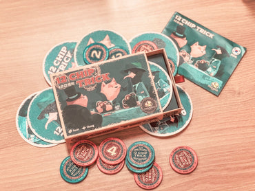 12 Chip Trick, English Board Game