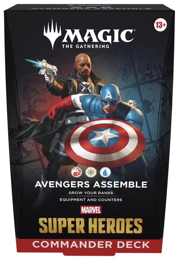 Magic The Gathering Marvel Super Heroes Commander Deck - Avengers Assemble, English Edition