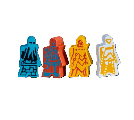 Arcs: Screen Printed Player Pieces