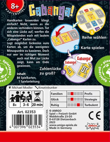 Cabanga, Edicíon en Español