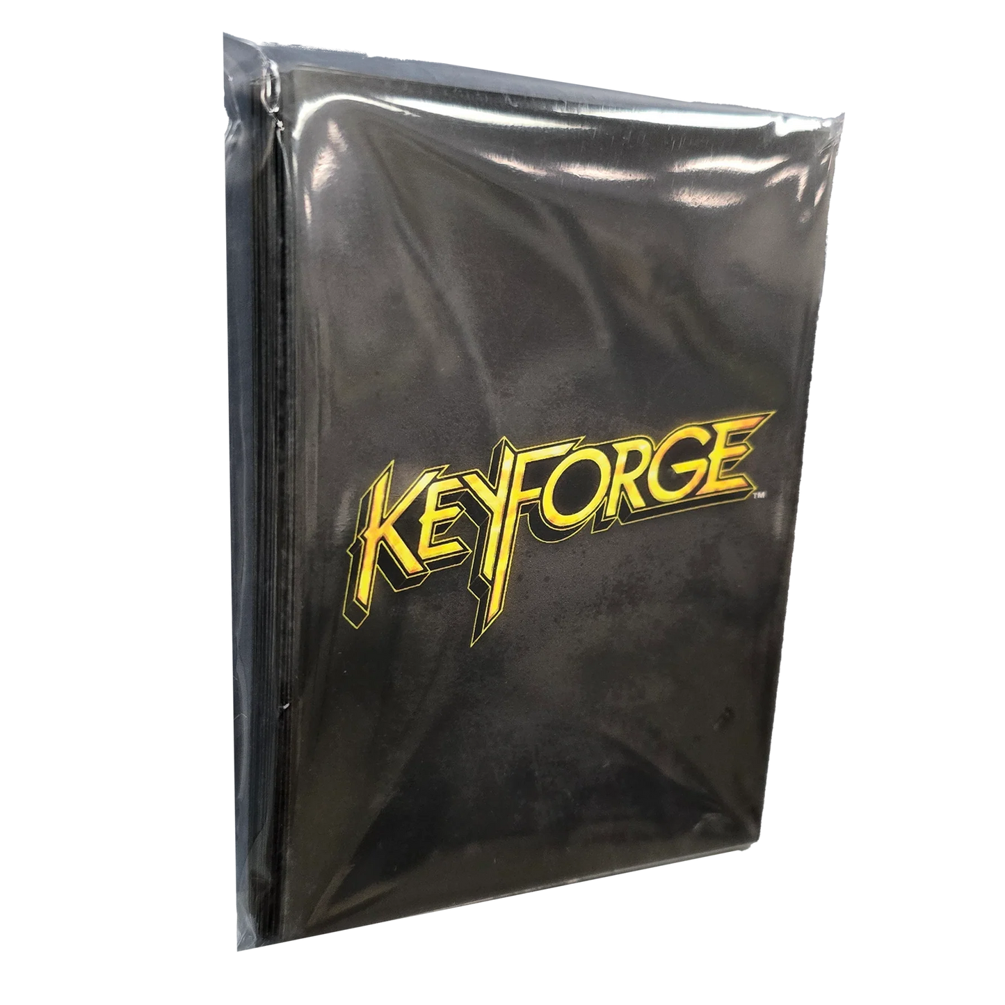KeyForge Logo Card Sleeves, Black, Pack of 40