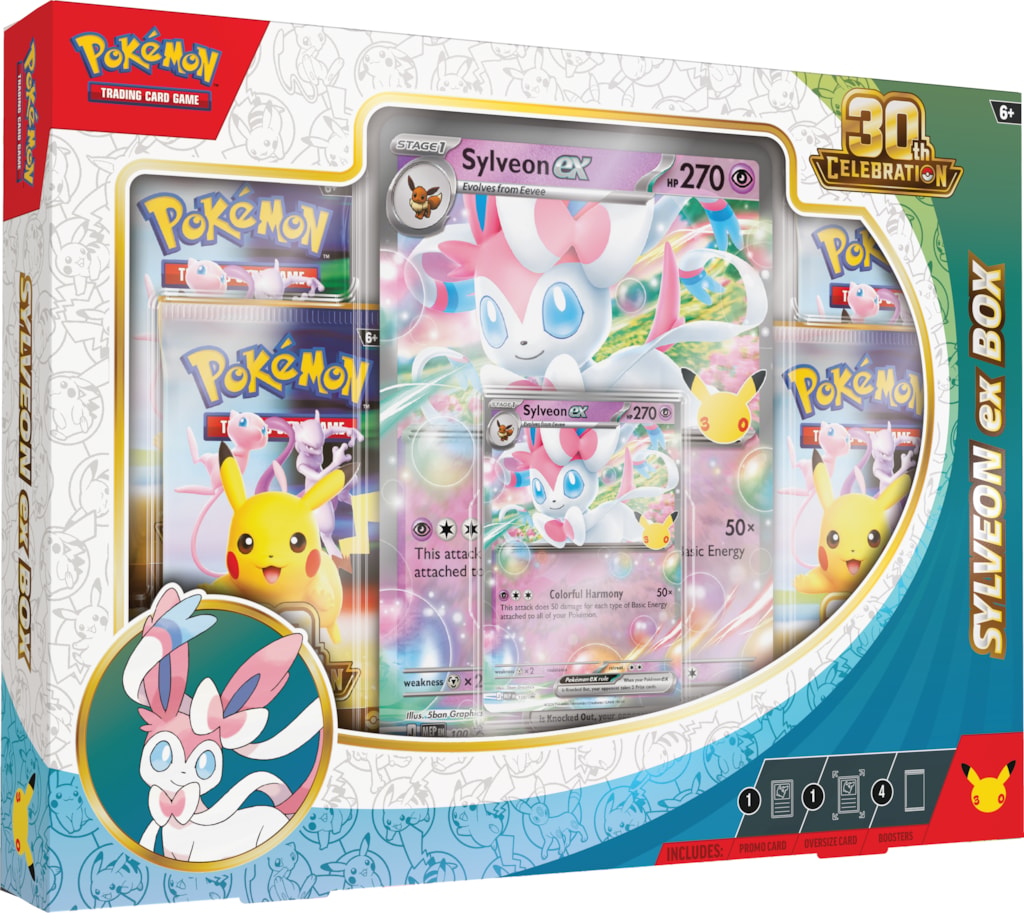 Pokemon 30th Celebration Ex Box - Sylveon, English Edition