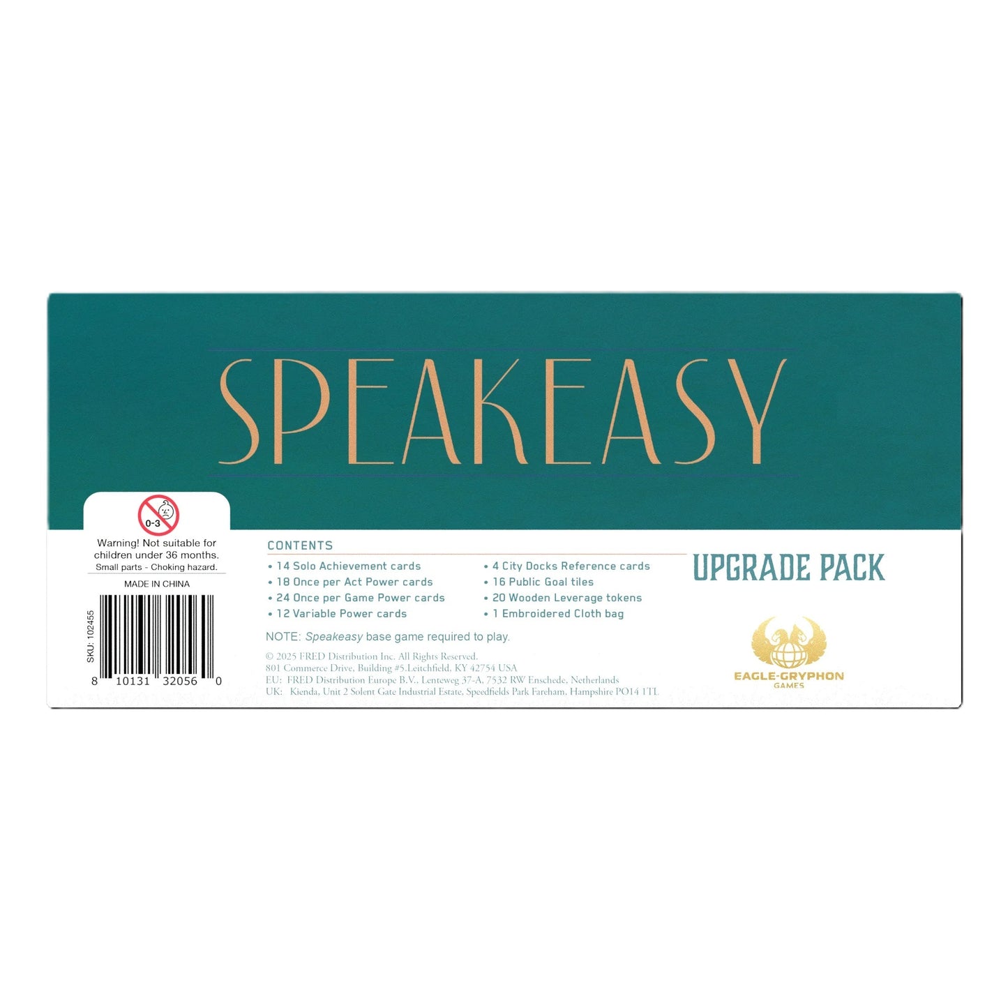 Speakeasy Upgrade Kit, English Edition