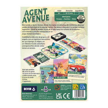 Agent Avenue, Español Juego de Mesa