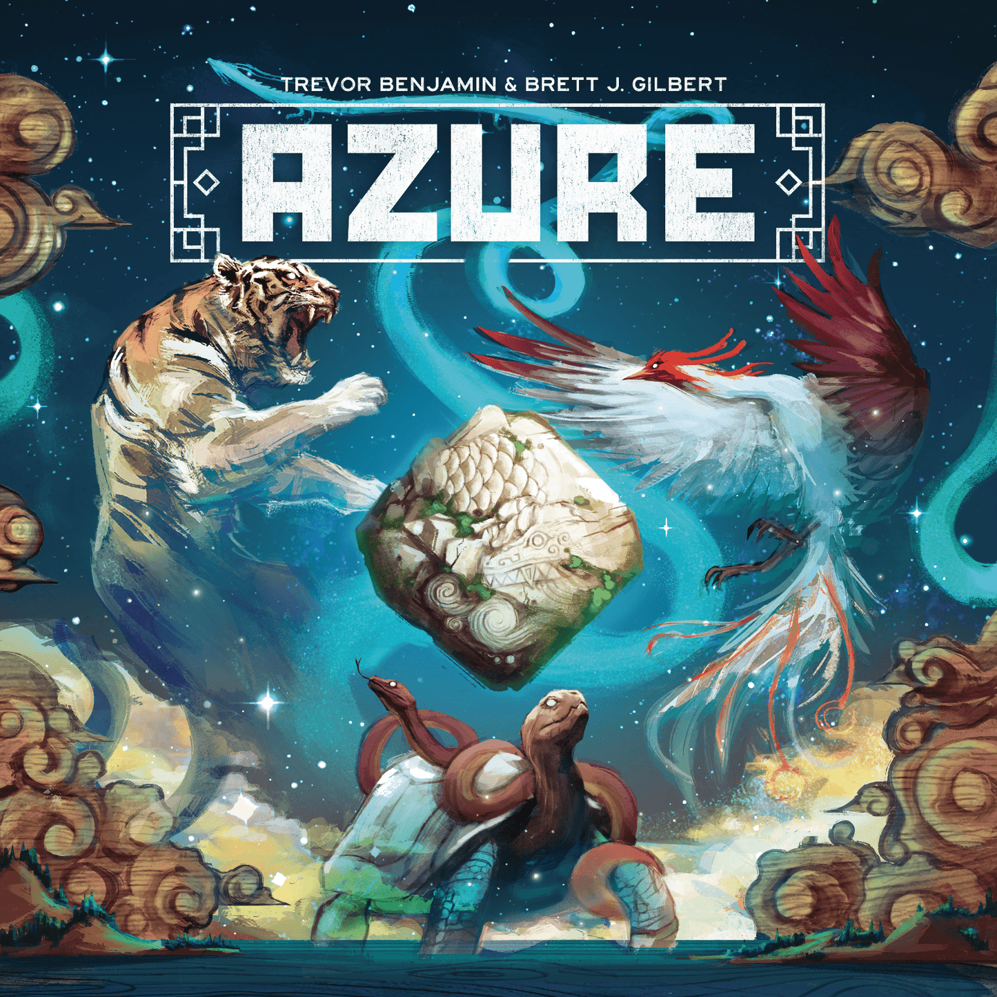 Azure Board Game, English Edition