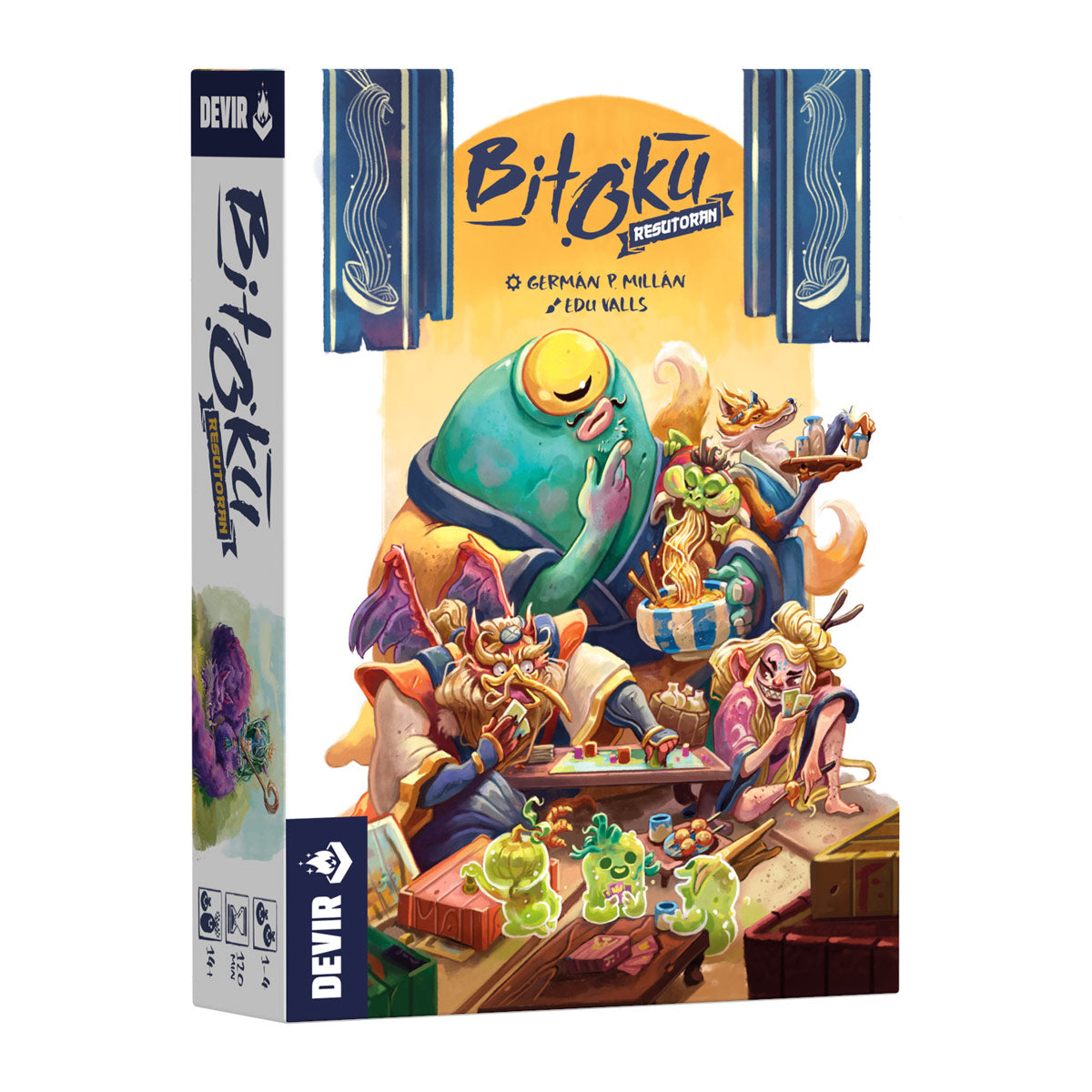 bitoku resutoran pt jogo de tabuleiro