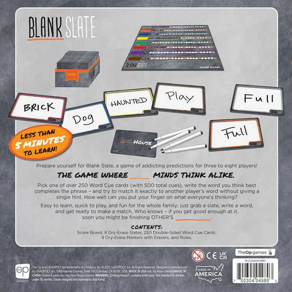 Blank Slate, English Edition