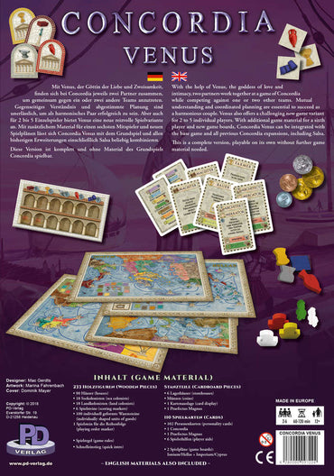 Concordia Venus: Complete Game, English Edition
