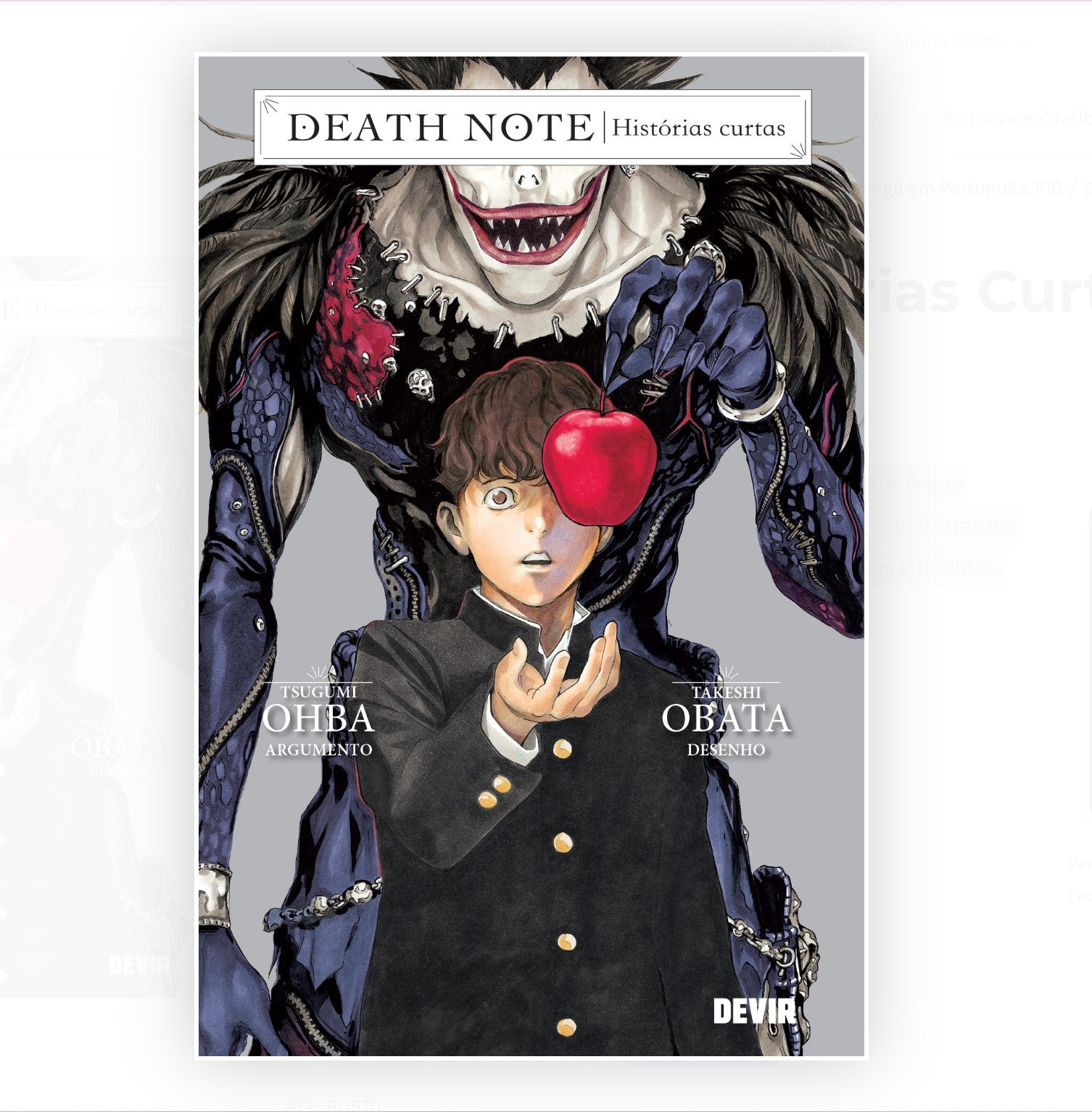 Death Note Històrias Curtas Mangá em Portugûes, Tsugumi Ohba e Takeshi Obata