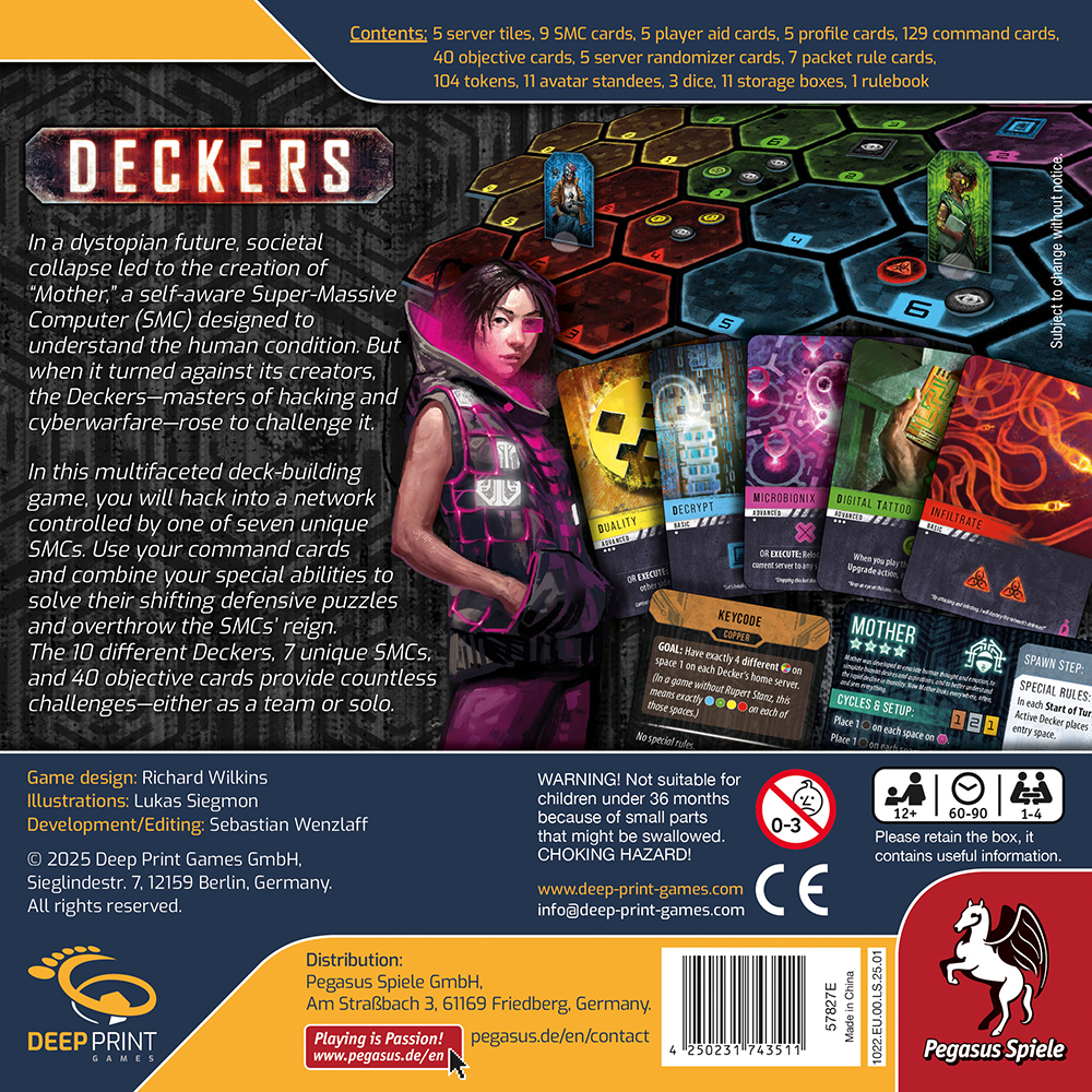 Deckers Board Game, English Edition