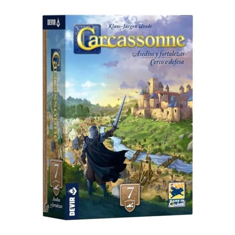 Carcassonne Expansão 7: Cerco e Defesa (Asedios y Fortalezas), Edição em Português e Espanhol