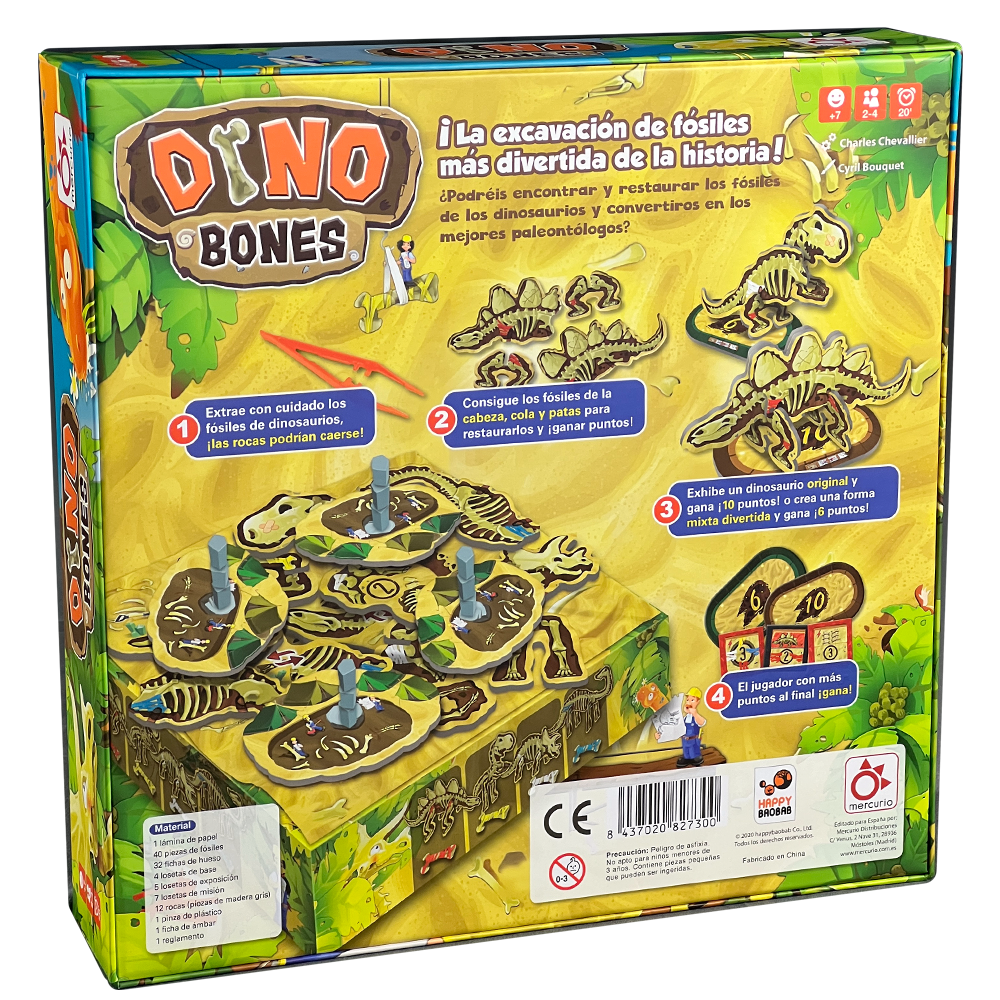 Dino Bones, Edicíon en Español