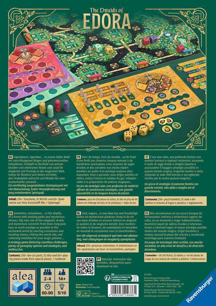 The Druids of Edora por Stefan Feld, Edición Limitada, Español y Ingles