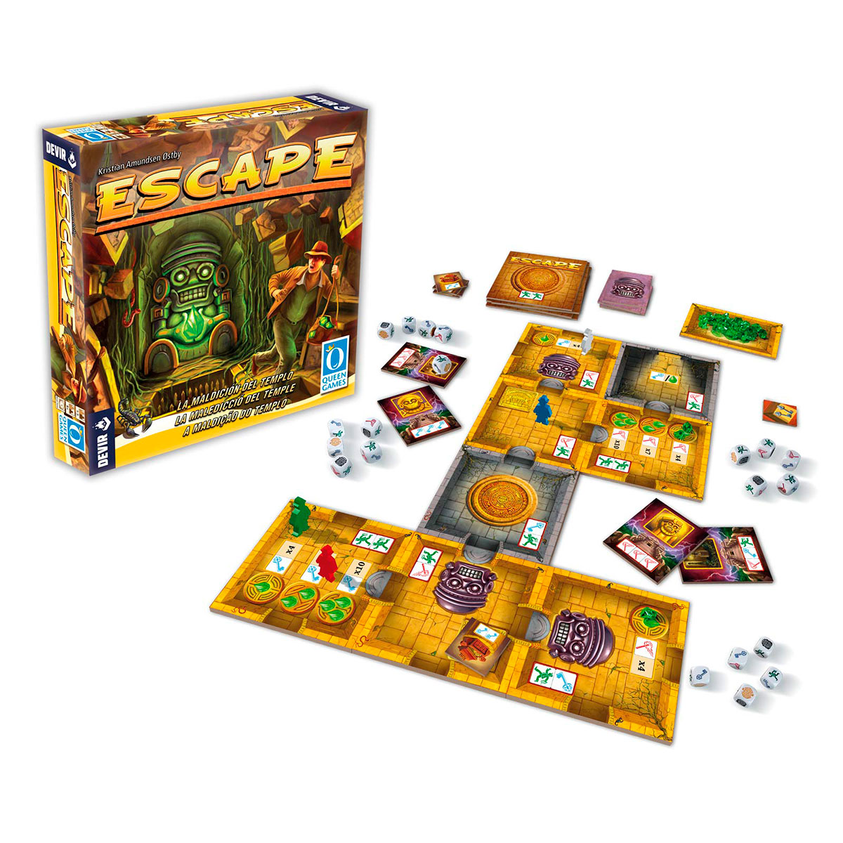 Escape: The Curse of the Temple, Edição em Portugûes e Espanhol
