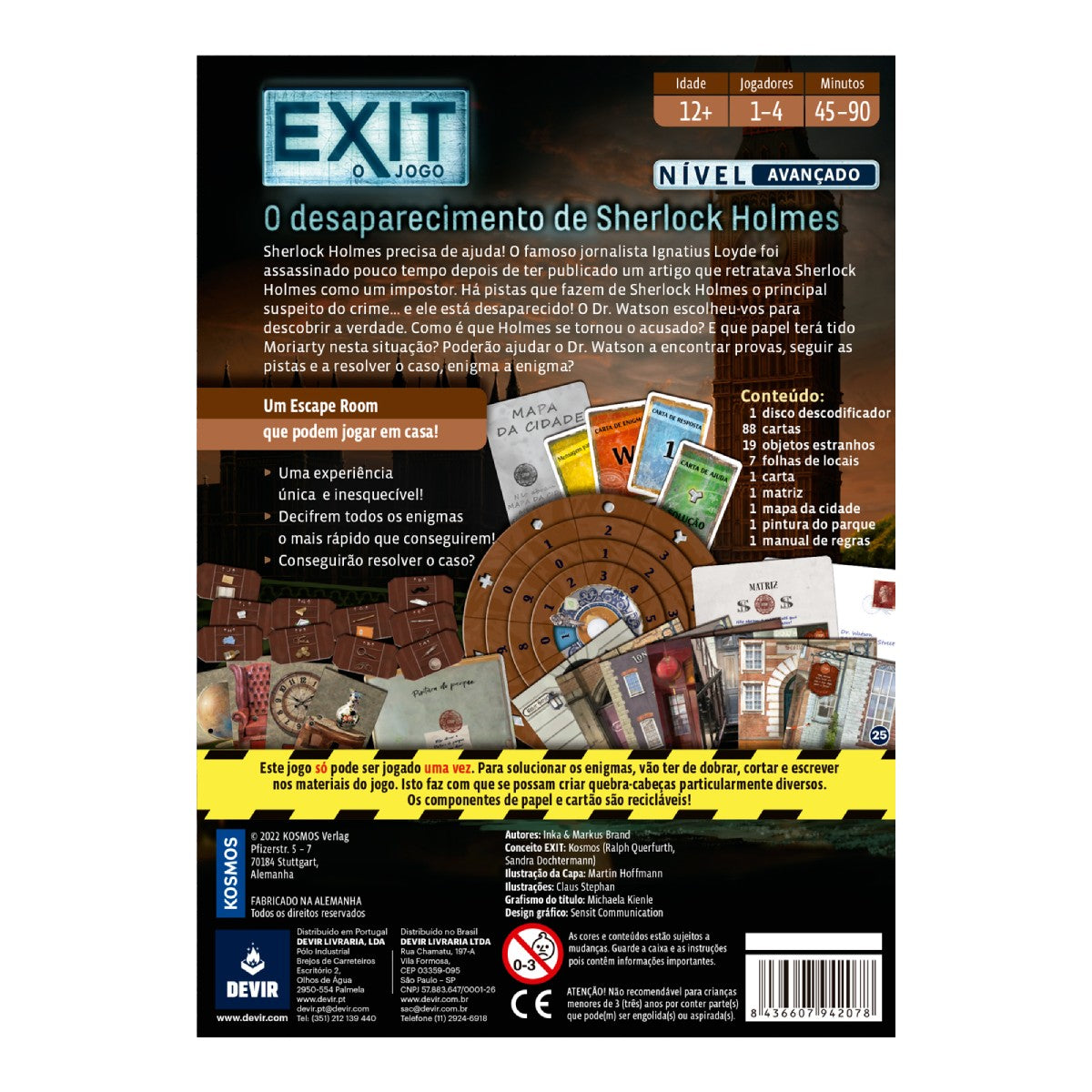 Exit: The Disappearance of Sherlock Holmes (Portuguese)