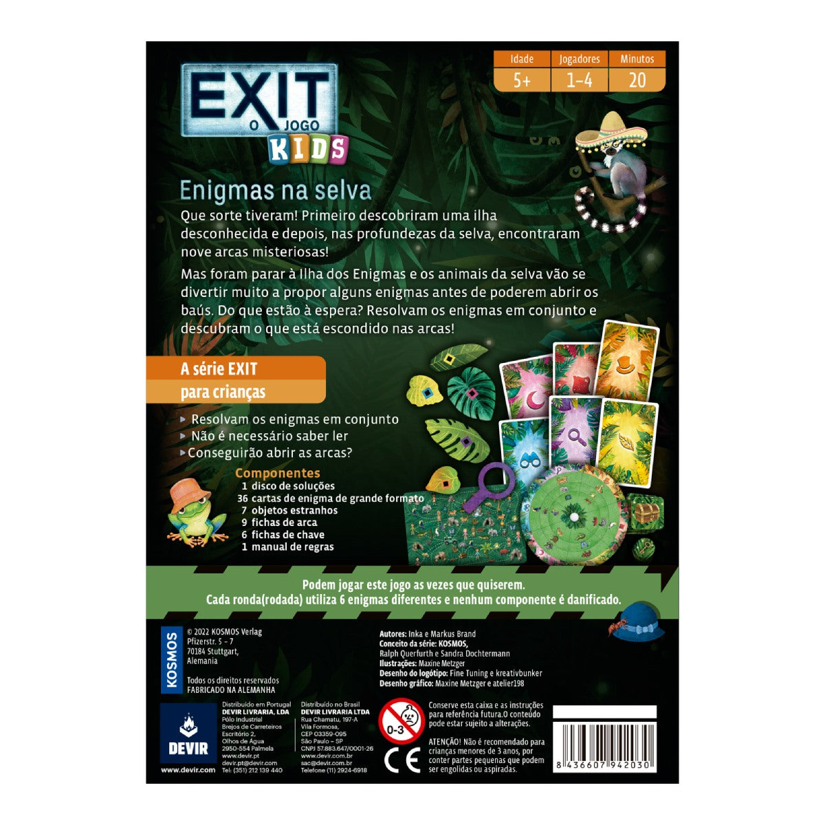 Exit Kids: Enigmas da Selva, Edição em Portugûes