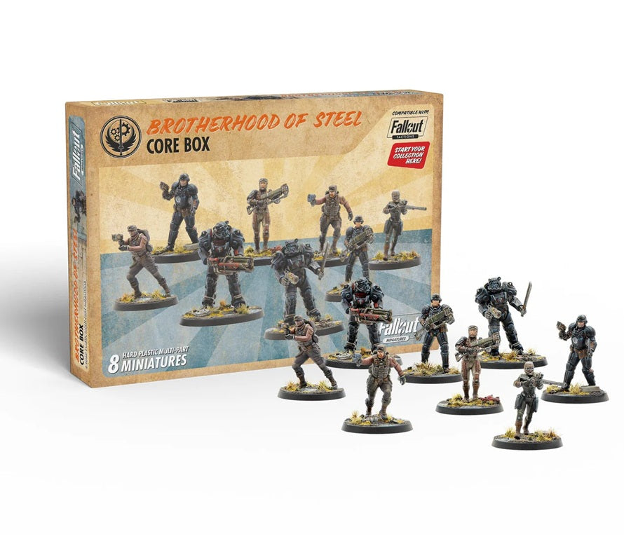 Fallout Miniatures - Brotherhood of Steel Core Box, English Edition