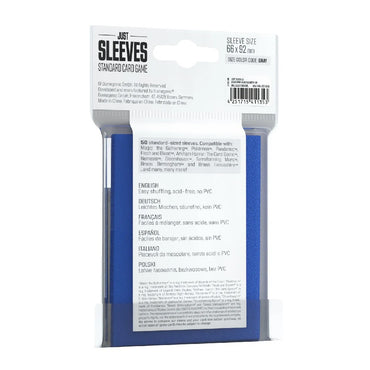 Just Sleeves, Card Sleeves, Standard Size 66x 92, Pack of 50