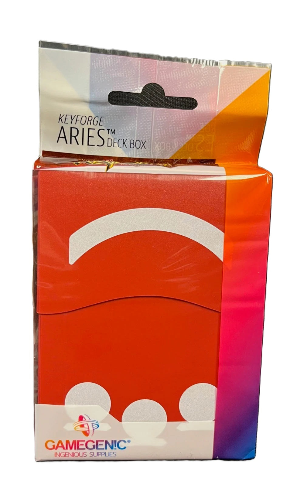 KeyForge Aries Deck Box, Red