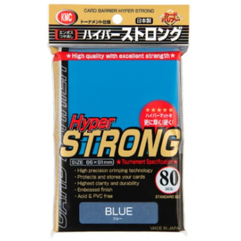 KMC Hyper Strong Sleeves, Standard 61 x 91, Pack of 64