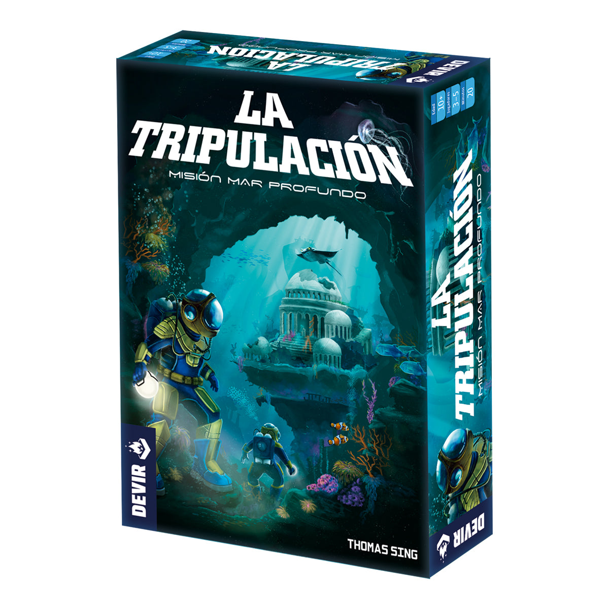 La Tripulación: Misión Mar Profundo Juego de Mesa, Edicíon en Español
