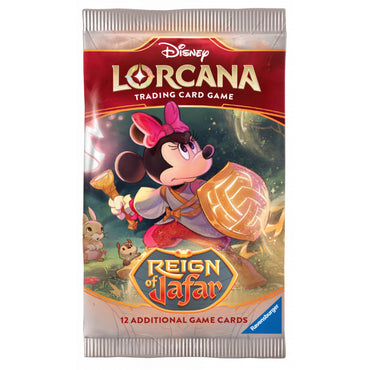 Disney Lorcana Reign of Jafar: Booster Pack of 12 Cards, English Edition