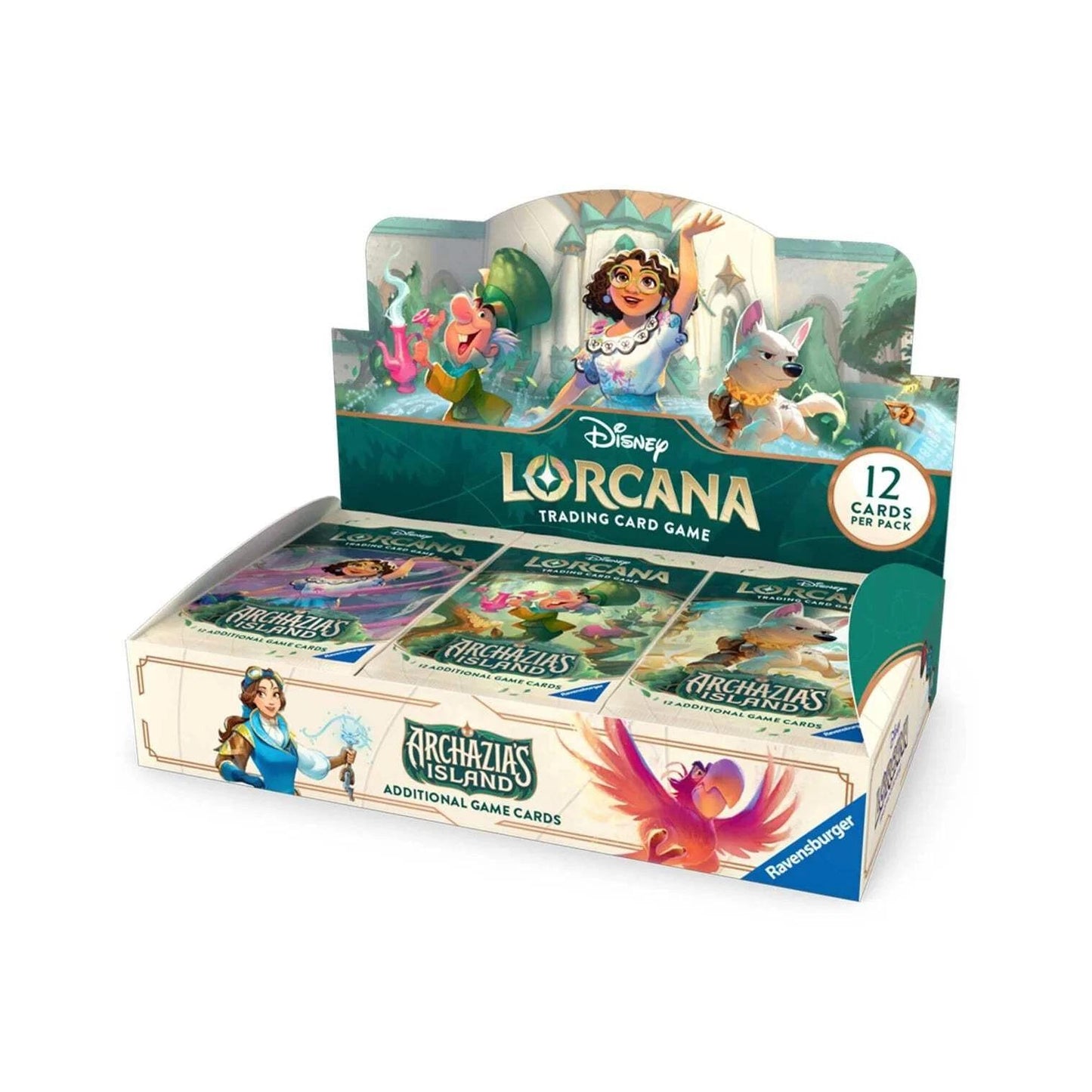 Disney Lorcana Azurite Sea: Sobre de refuerzo, 12 cartas (EN)