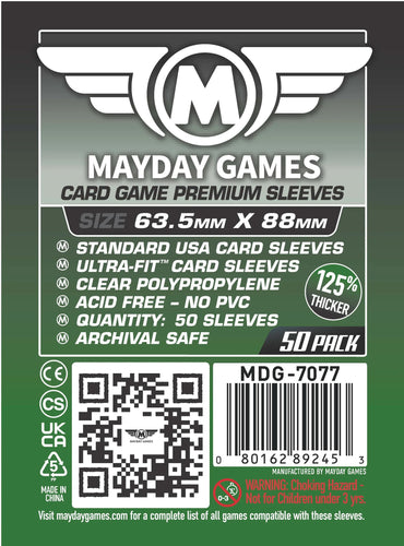 Mayday Card Sleeves: Premium, Pack of 50