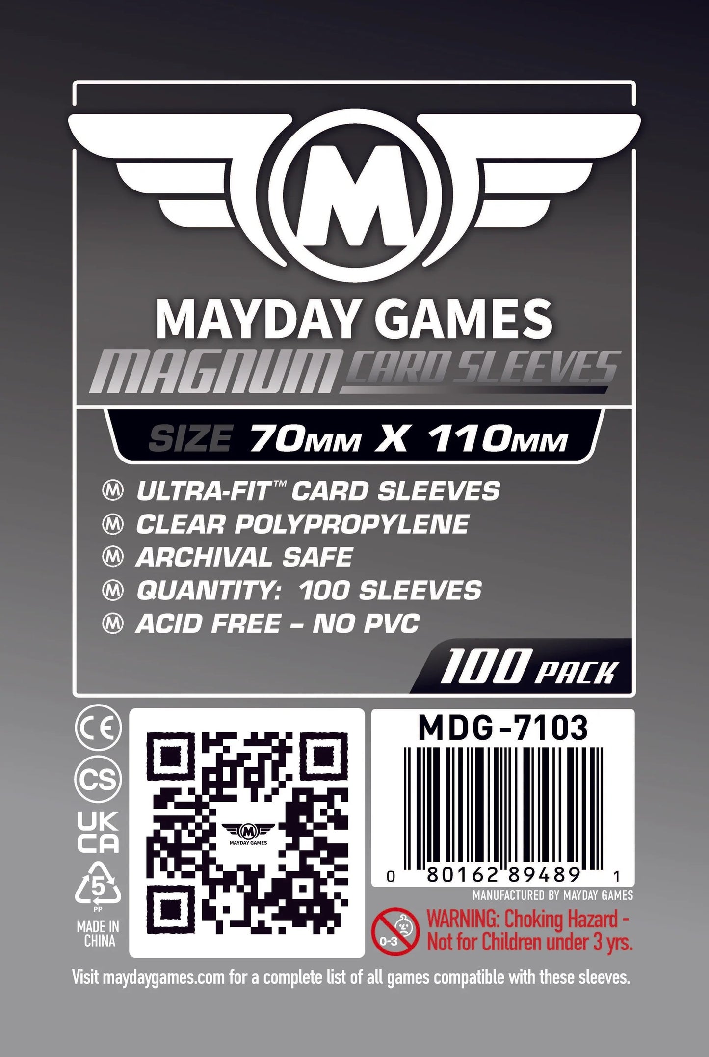 Mayday Card Sleeves: Normal, Pack of 100