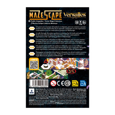 Mazescape Versailles Jogo de Tabuleiro, Edição em Português