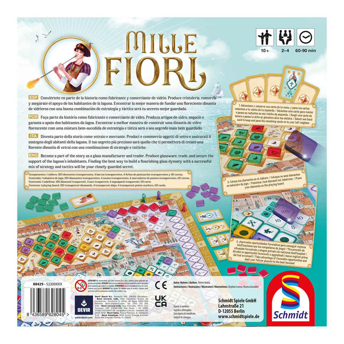 Mille Fiori, Edição em Portugûes, Espanhol e Inglês