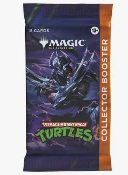 Magic The Gathering Teenage Mutant Ninja Turtle Collector Booster Pack of 15 Cards, English Edition