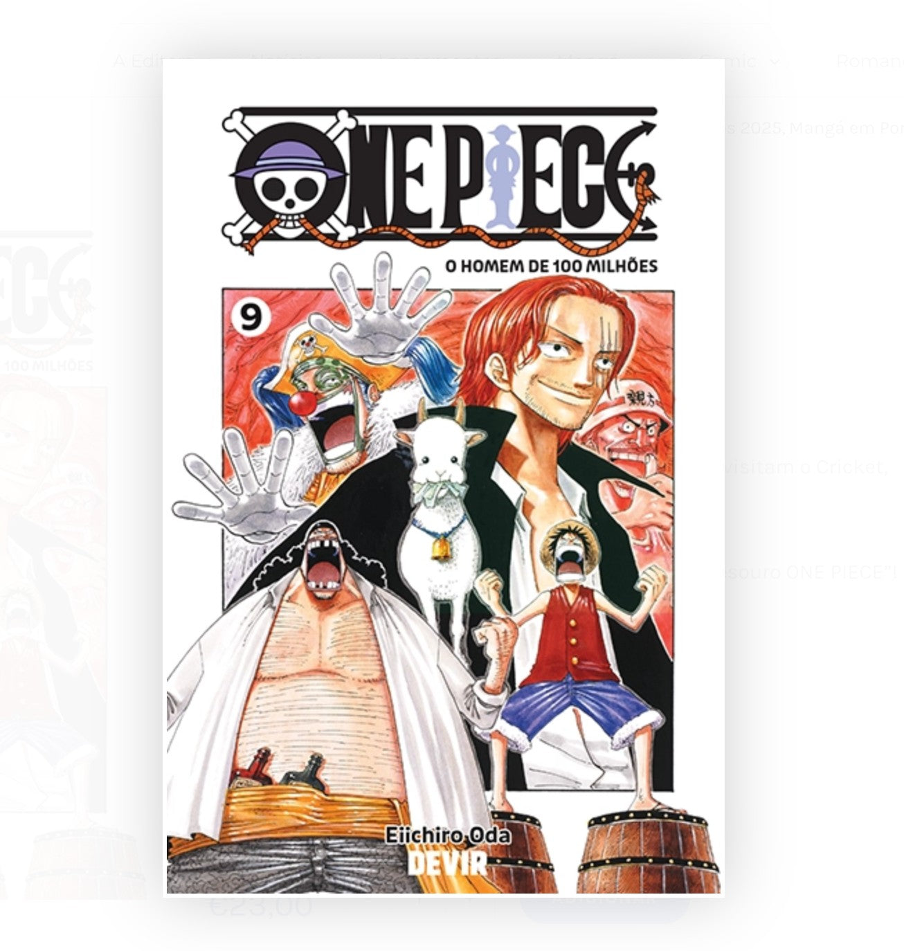One Piece Vol. 9 Mangá em Portugûes, Eiichiro Oda
