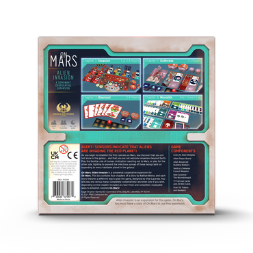 On Mars: Alien Invasion Expansion, English Edition