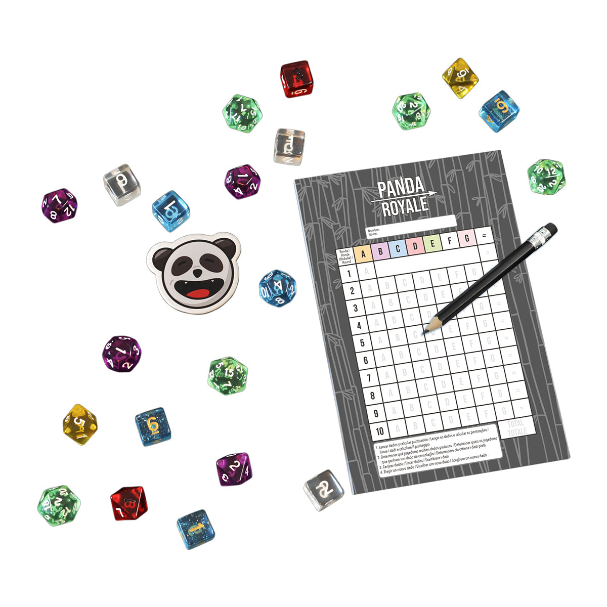 Panda Royale, Edição em Portugûes e Espanhol