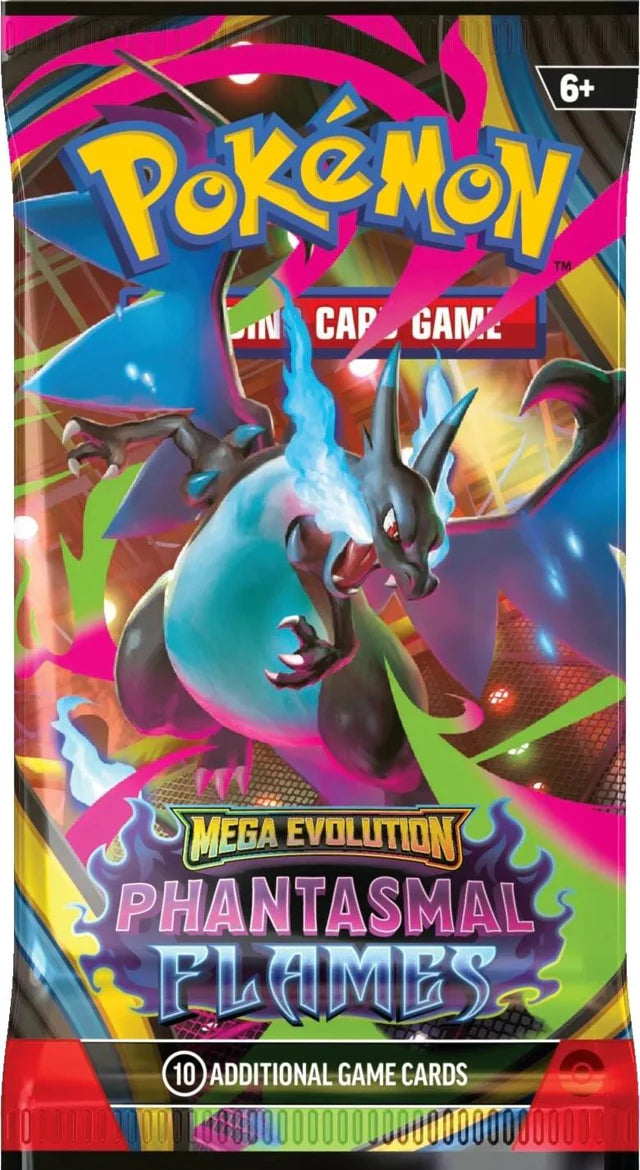 Pokémon Mega Evolution Phantasmal Flames Booster Pack, English