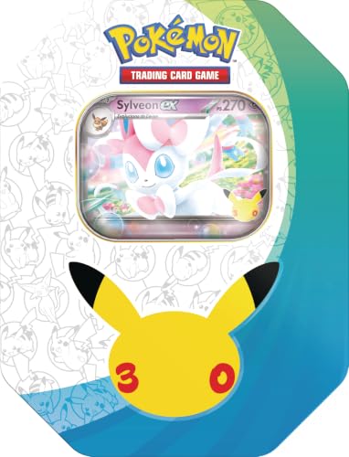Pokemon 30th Celebration Ex Tin - Sylveon, English Edition