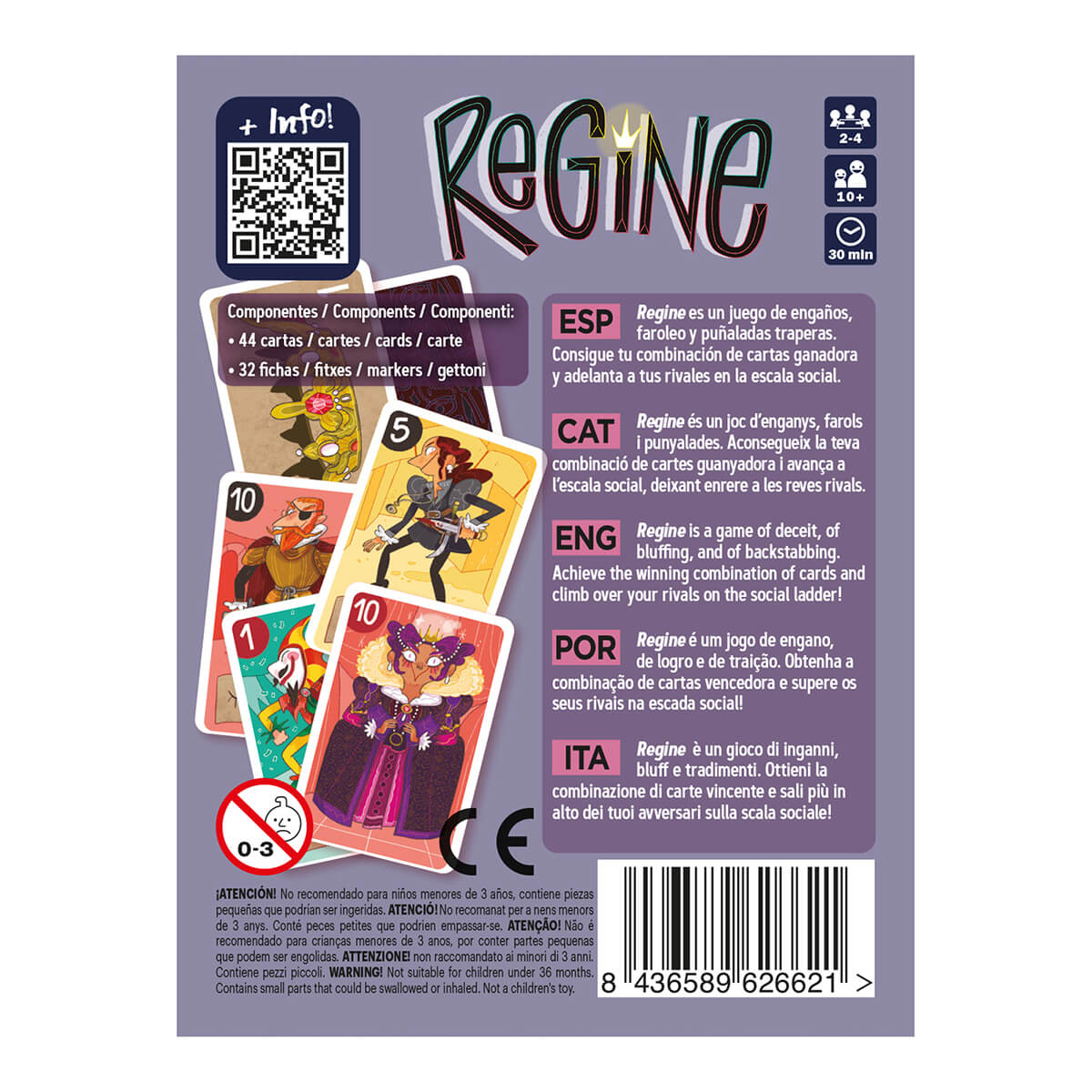 Regine (PT, EN, ES)