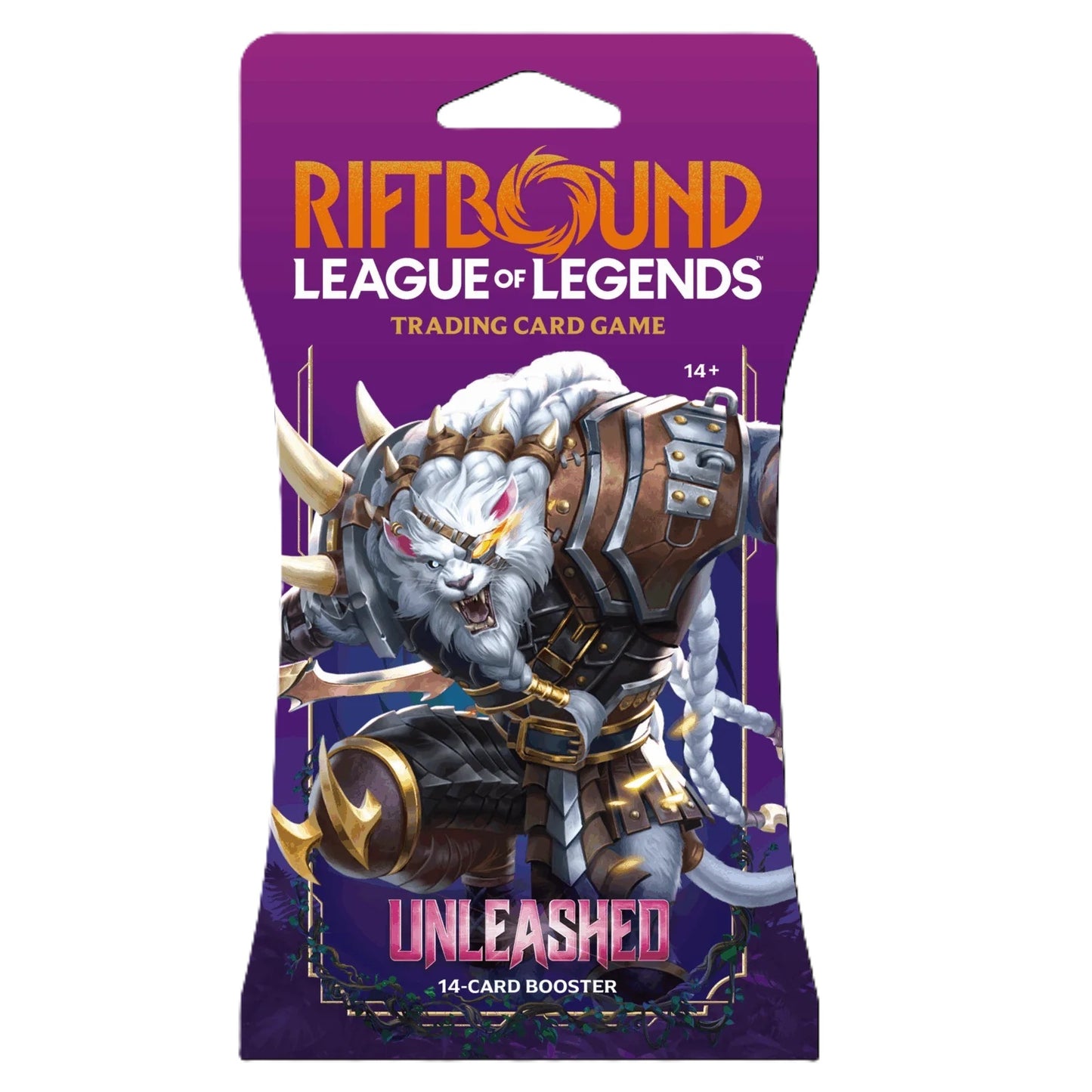 Riftbound: League of Legends Unleashed: Display of 24 Packs of 14 Boosters, English Edition