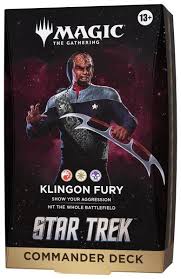 Magic The Gathering Star Trek Commander Deck - Klingon Fury, English Edition