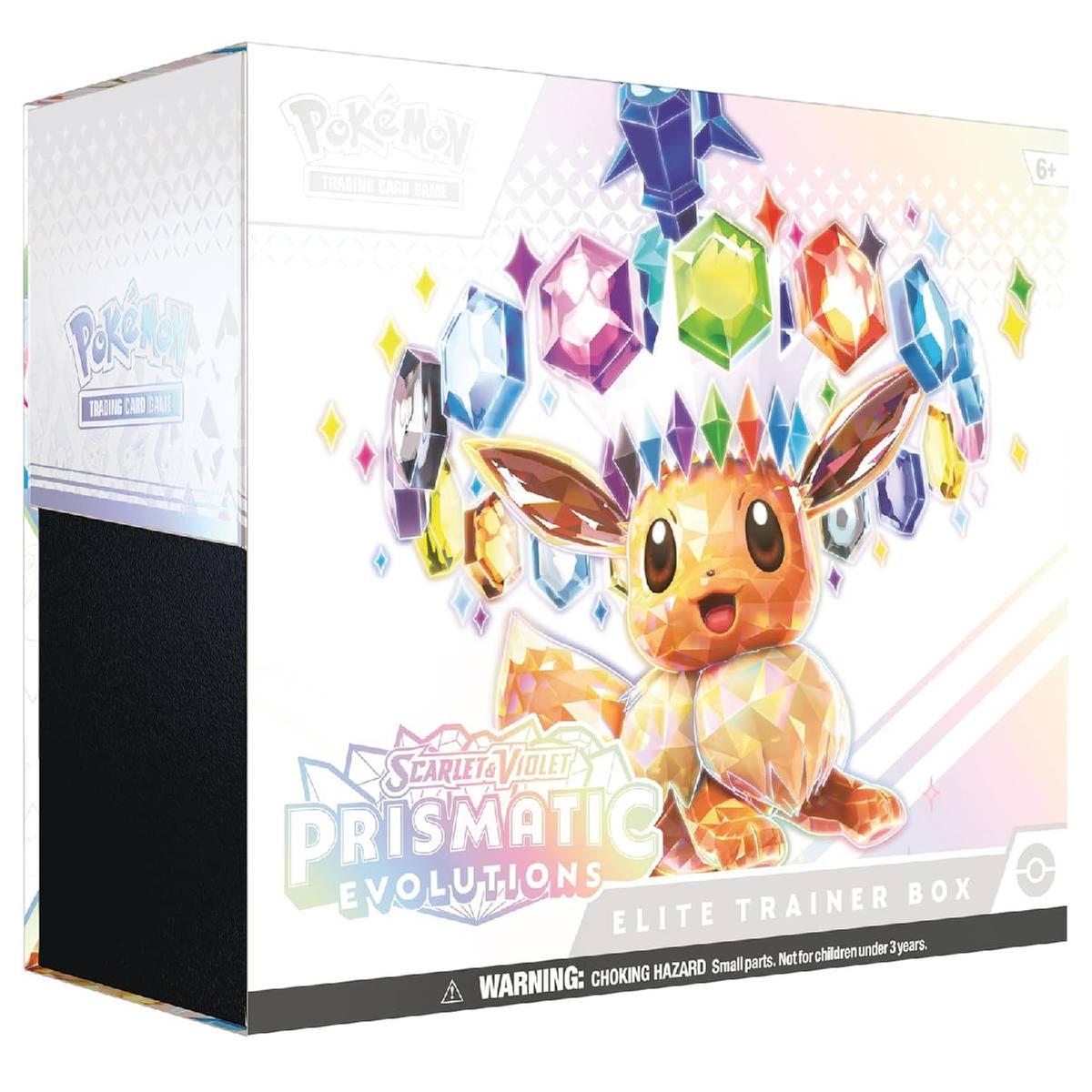 Pokemon Scarlet & Violet Prismatic Evolutions Elite Trainer Box, English Edition