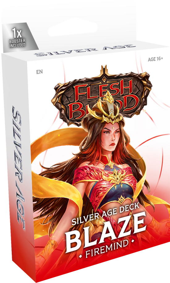 Flesh and Blood Silver Age Chapter Three: Blaze Firemind Deck, English Edition
