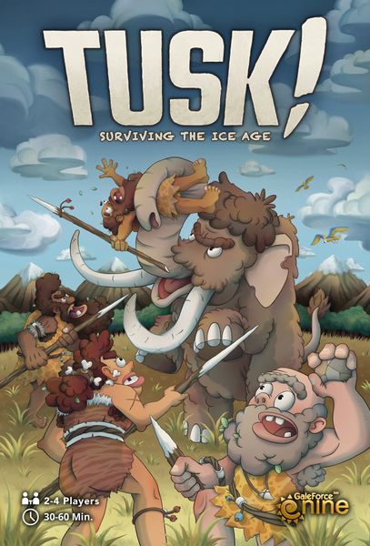 Tusk Surviving the Ice Age English Board Game, Usado