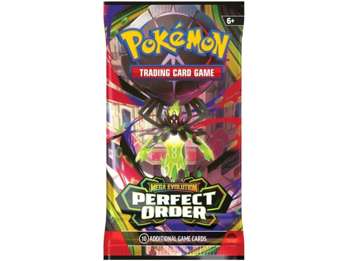 Pokemon Mega Evolution Perfect Order Booster Pack of 10 Cards, English