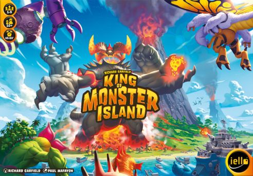 King of Monster Island Board Game, Used, English Edition