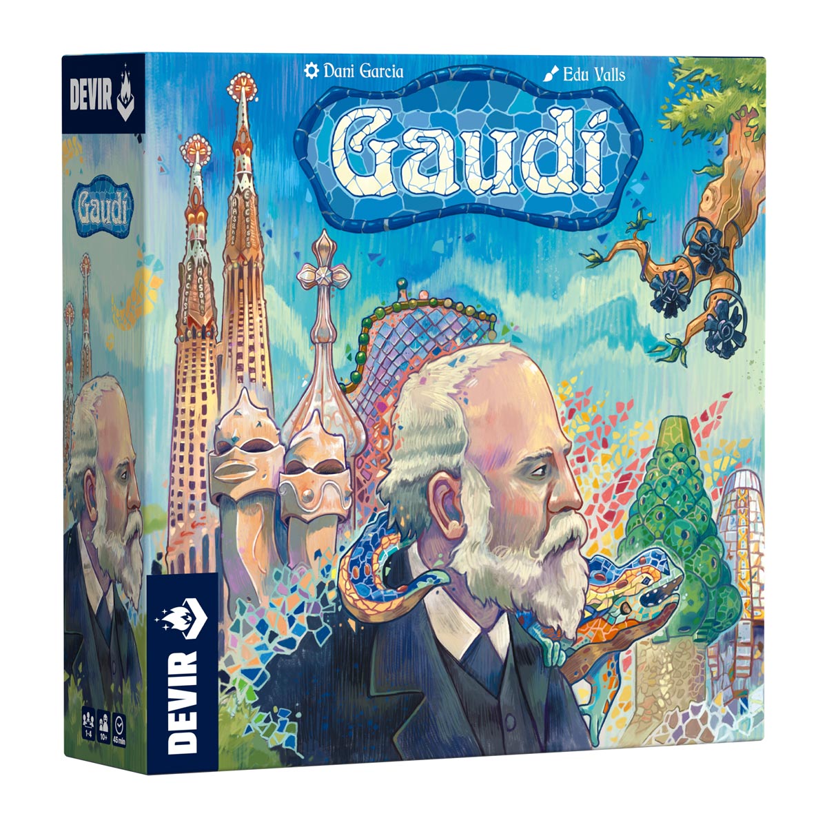 Gaudí Jogo de Tabuleiro, Edição em Portugûes, Espanhol e Inglês