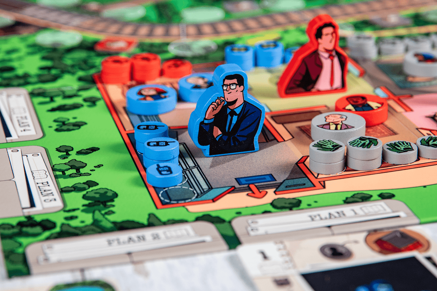 The Glasgow Train Robbery English & Spanish Board Game, Gamefound Edition