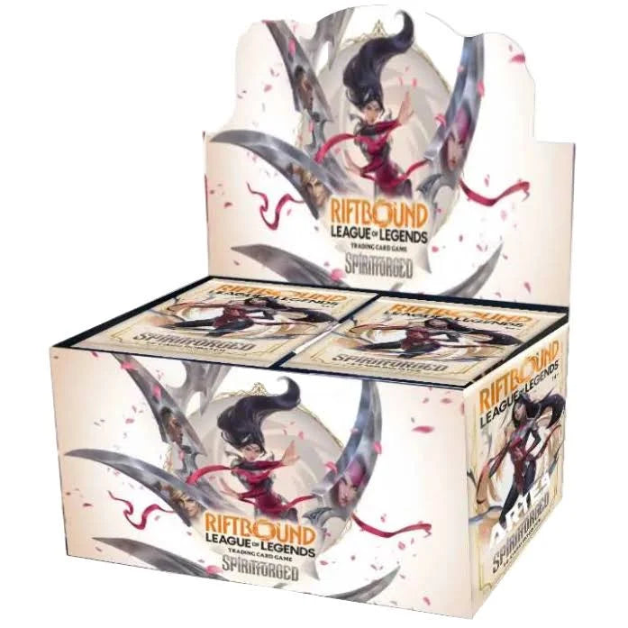 Riftbound: League of Legends Spiritforged TCG: Booster Display, 24 Packs of 14 Cards, English Edition