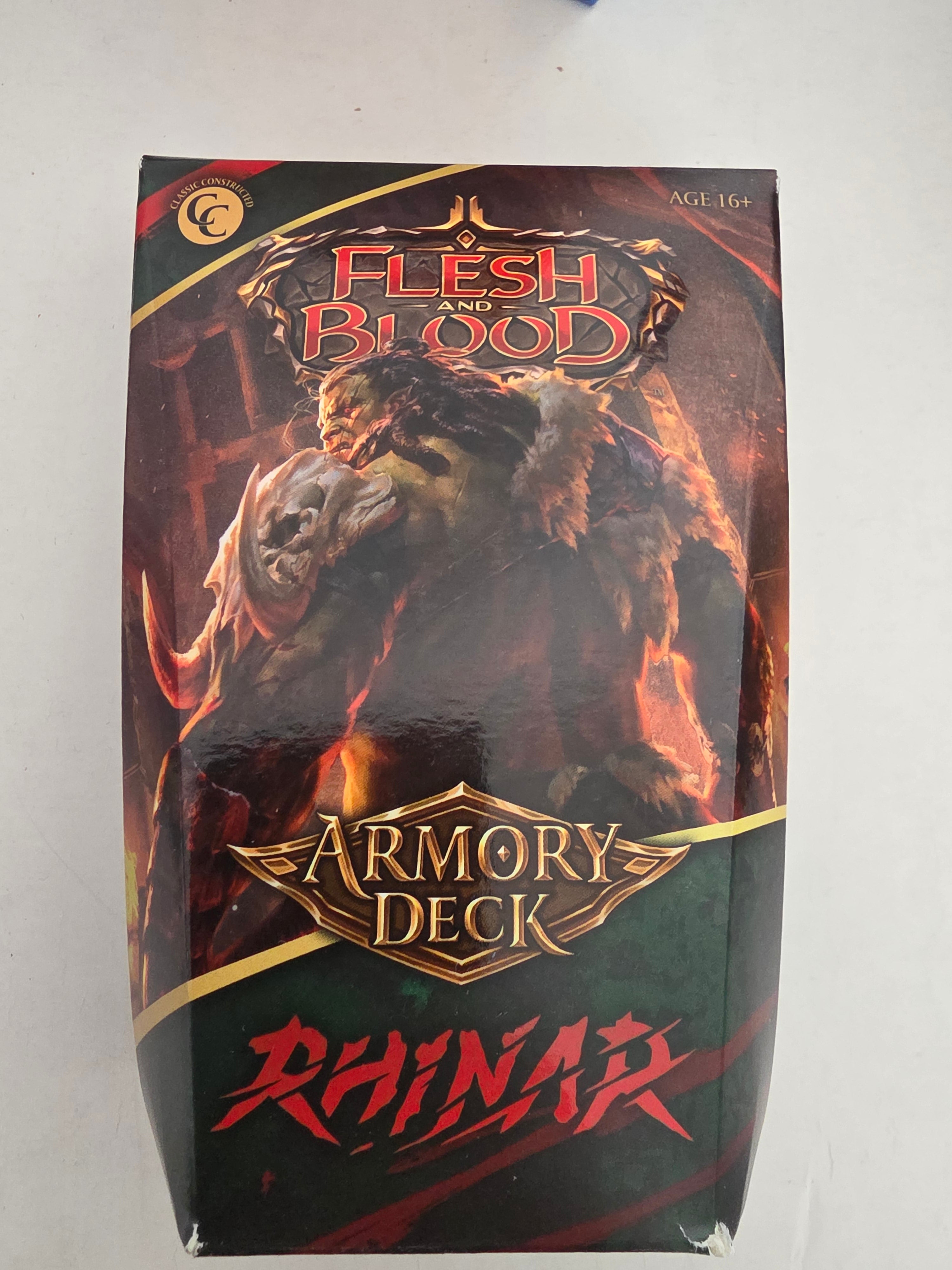 Flesh and Blood Armory Deck: Rhinar, English Edition