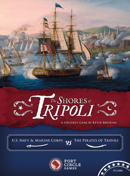 The Shores of Tripoli Board Game, Used, English Edition